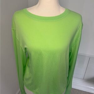 BP Bright Green Long Sleeve Top